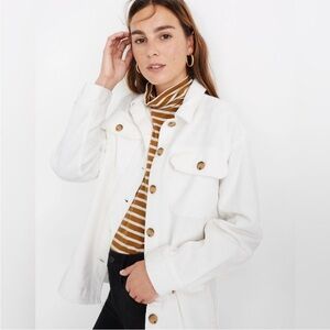 Madewell Cream Utility Jacket